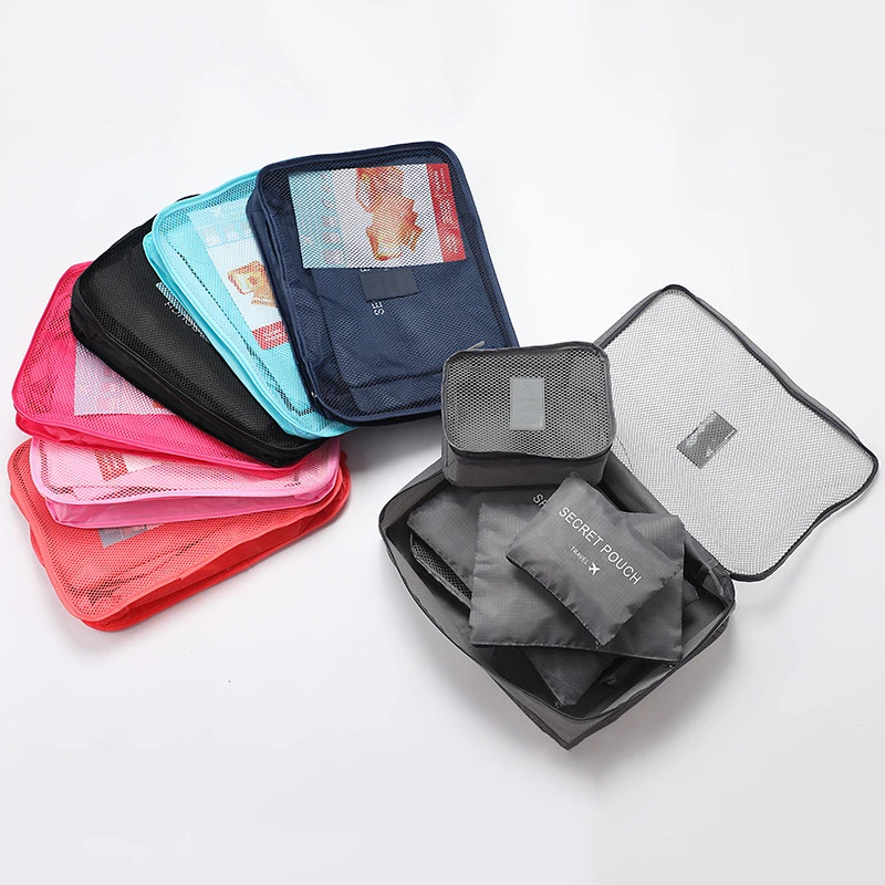 Travel Organiser Bag Set With Large Capacity Outdoor Flight Luggage Travel Bag Organizer