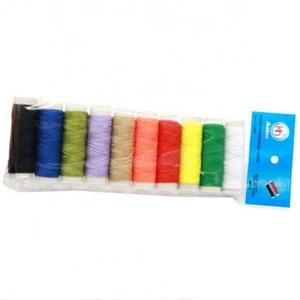 Tube Wholesale 50 Yards 10 Colors Polyester Sewing Thread