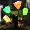 Tulip Flower Solar Light, Decoration Solar Light for Christmas, Solar Power outdoor lighting