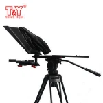 TV studio equipments broadcasting announcer teleprompter with bean splitter