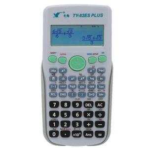 TY-82ES PLUS Scientific Calculator 10 Digit+2-digit-exponent 2-Line Large Display Statistics Mathematics Log for Students