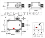 Type Y0A8 & Y0A9 Bulb and capillary thermostats, with built-in pilot light and 2 or 3 M20 cable glands