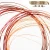 Import Ultra-fine enameled wires 0.075mm Polyesterimide enameled round copper wires with self bonding layer. from China