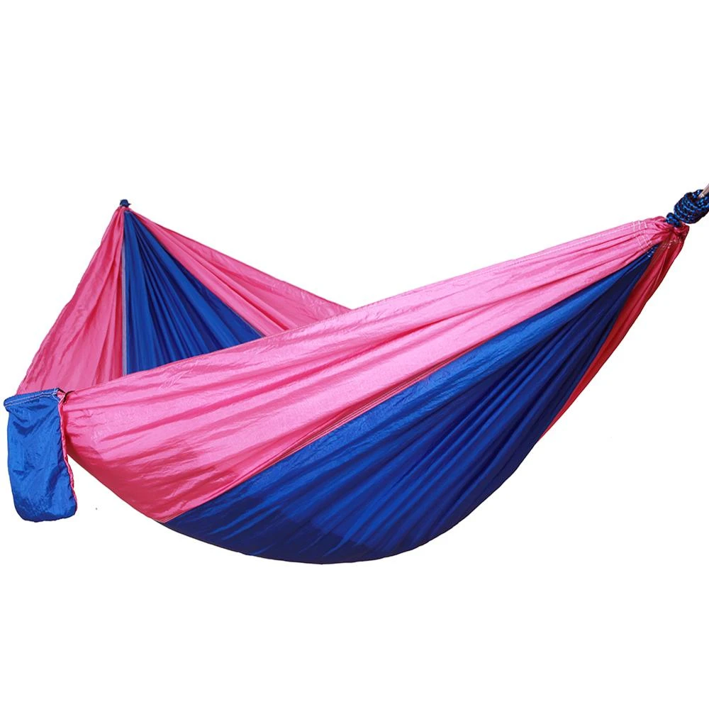 Ultraweight 2 person nylon hanging bed swing hamock bed outdoor camping hamak chair