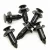 Import Universal 100PCS 8mm Automotive Plastic Push Type Fastener for Car bumper Mudguard fixing Clips from China