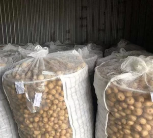 Ventilated FIBC Bulk Bag 1 Ton Bag 1500kg Firewood Big Bag 1.5ton Jumbo Bag for Potato / Corn /Peanut Mesh Big Bag Hot Sale