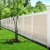 Import Veranda 6ft.Hx8ft.W White vinyl privacy fence panels gates,clear powdered vinyi from China