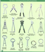 Veterinary Instruments, Emasculating Equipment, Trocars and teat equipment