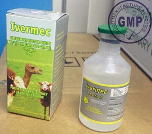 veterinary medicine ivermectin 1% Injection 50mlm100ml animal antiparasitie drug