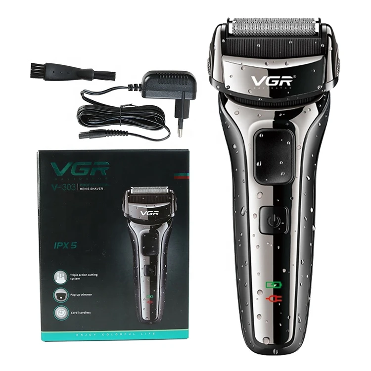 VGR-303 USB rechargeable shaver washable shaver