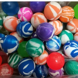 VIA Bulk  high  bounce juggling party favour toys promotional toys for vending machine multi colors  27mm rubber bouncy ball