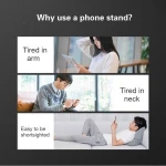 Vissko Universal support 4-10 inches Desktop Phone stand for Mobile Phone and Tablet