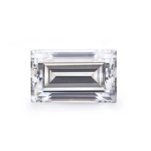 VVS White D Color Baguette Cut Loose moissanite diamonds synthetic colorless 3x5mm 4x6mm moissanite gemstone