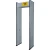 Import Walk through door frame body scanner multi zone archway metal detector from China