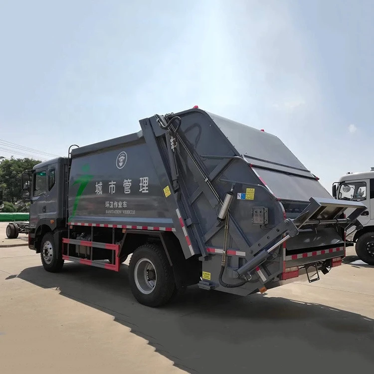 Warranty Compressing Functional Rubbish Compactor Trash Truck