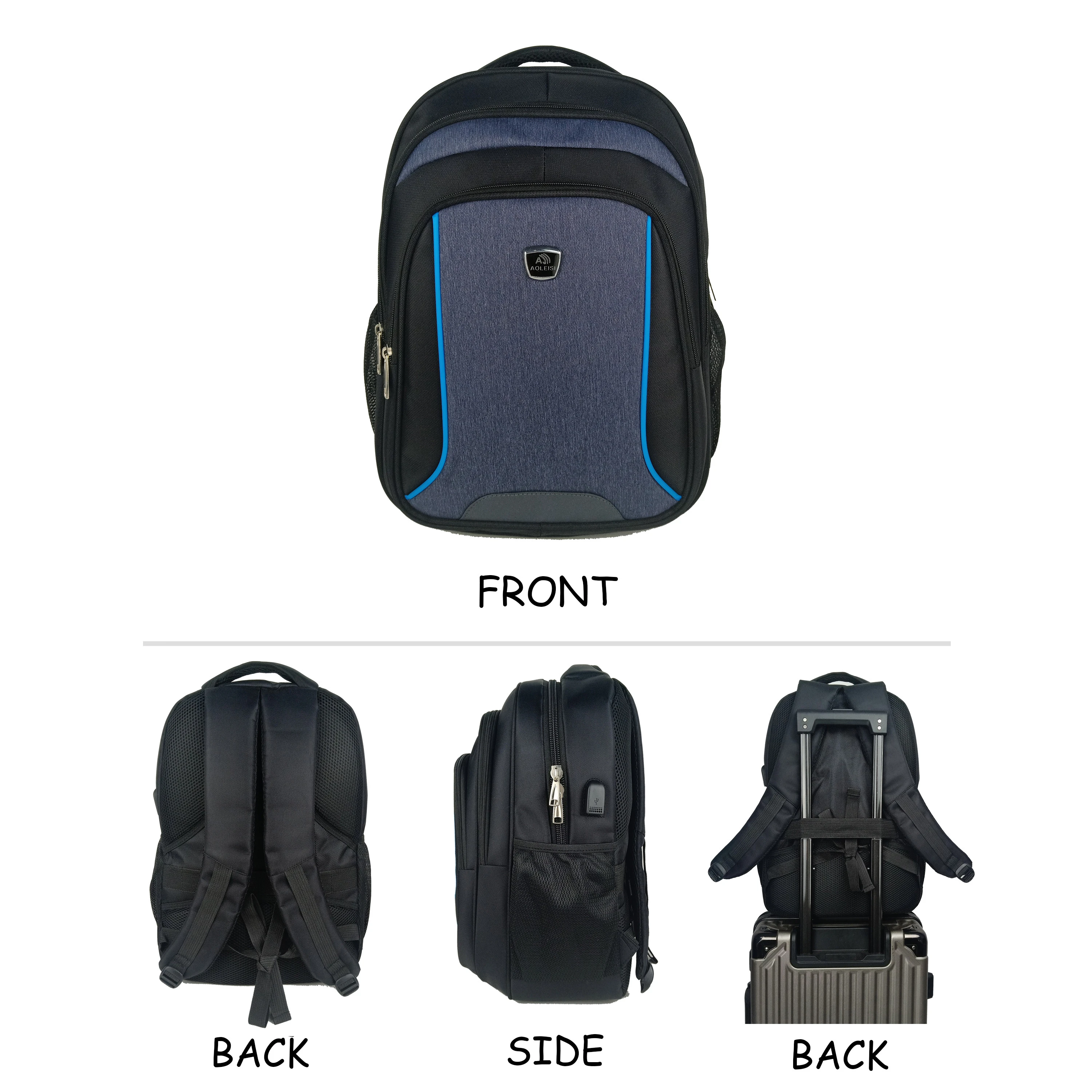 waterproof backpack high-capacity travel notebook business travel backpack, USB dual interface backpacks