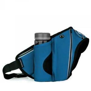 Waterproof Camping Hiking Sport Women Water Bottle Pack Belt Waist Bag Running Fanny Pack with  Phone Holder