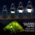 Waterproof foldable Collapsible Portable camping equipment gear camping lighting COB LED camping light