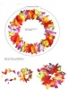 Wedding Party Decorative Flowers Garland and Hawaii Tropical Style Necklace Wreath