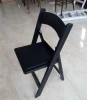White resin folding chair,restaurant chair