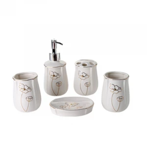 whole sale new design ceramic brand bathroom set