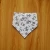 Import wholesale 3 pcs set embroidery printing design bibs plain white color baby bibs from China