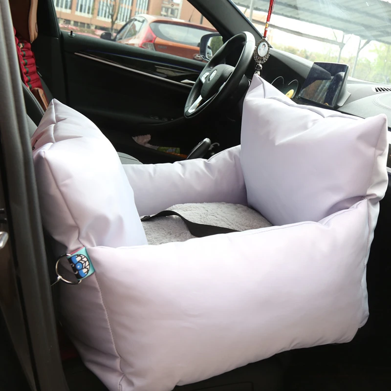 Wholesale Amazon Hot Selling Luxury Portable Travel Vehicle Car Seat Waterproof Pet Dog Bed Washable with Safe Belt