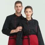 Wholesale Best Price New Fashion Restaurant Hotel Chef Clothes Long Sleeve Chef Coat Jacket Uniform Apron