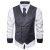 Import Wholesale Black Wool Double Breasted Formal Boys Wedding Boys Vest Waistcoat from China