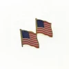 Wholesale Brass Printed American Flag Pins Customized Flag Pins