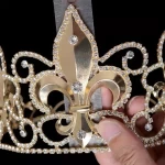 Wholesale Bride Accessories Rhinestone Queen Tiara Crown Miss Universe Crown Pageant For Wedding Bridal Hair Crowns