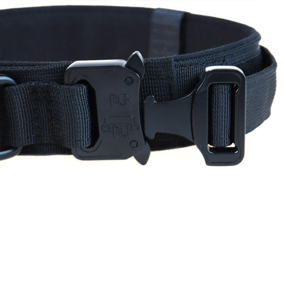 Wholesale dog collars in china latest design nylon material tactical buckle custom nylon dog collar