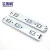 Import wholesale furniture hardware 3-fold metal telescopic ball bearing drawer channel drawer slide from China