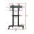 Import Wholesale height adjust mobile lcd tv stand for sale from China