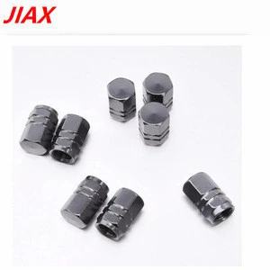 Wholesale Hexagon aluminum Tire Stem Valve Caps Wheel Valve Covers Car Dustproof Tire Cap