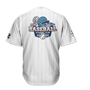 Wholesale high quality mesh breathable custom sublimation print baseball jersey for Men