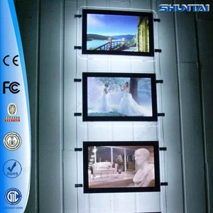 Wholesale led acrylic picture frames for real estate agent
