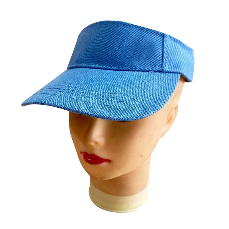 wholesale men custom  cotton sun visor hat cap with print logo