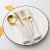 Import Wholesale New product gold cuttlery flatware set stainless steel tableware 304 stainless steel flatware cutlery set from China