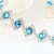 Import wholesale noble blue design fancy rhinestone chain trim with resin for clothing from China