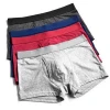 Wholesale OEM service designer organic custom cotton men boxer brief underwear