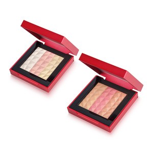 Wholesale Price Highlighter Private Label 3 Colors Makeup Brilliant Red Highlighting Powder
