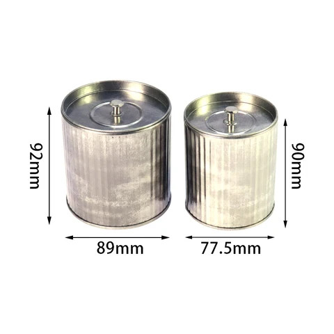 Wholesale Retro Silver Round Metal Empty Box Coin Jar High Quality Cookie Candy Pot Metal Tin Can 7oz 9oz 270ml Candle Tins