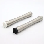 Wholesale safety cocktail muddler stainless steel bar mixer barware drink mojito tool