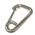 Import Wholesale Security Buckle Gourd Spring Hook Keychain 304 Stainless Steel Carabiner easy snap hook from China