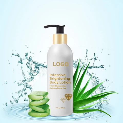 Wholesale Skin Whitening Body Cream and Lotion Series Moisturizing Natural Organic Aloe and Pearl Brightening Body Lotion OEM