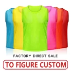wholesale soccer pinnies mesh vest numbered bib training football