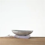 Wholesale unique design craft home decoration resin flower plate for living room