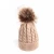 Import wholesale warm winter hats high quality acrylic fiber material Knitted wool ball knitted hat from China