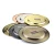 Import Wholesale Wedding Stainless Steel Natural Charger Plates Serving Plates/Tray /Dishes from China
